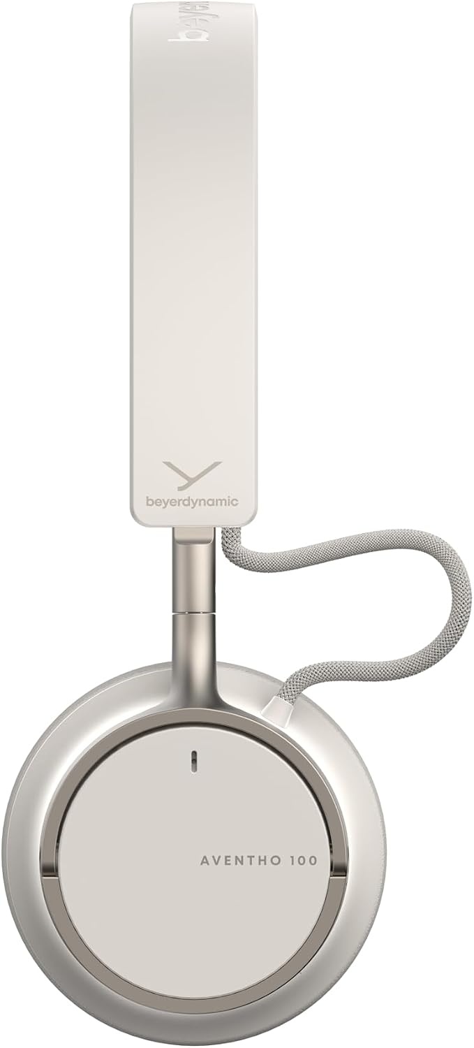 image:imagebeyerdynamic AVENTHO 100 Wireless OnEar Headphones with ANC 60 Hour Long Battery Life Foldable Design Personalized Sound and New Update Available via App BlackCream