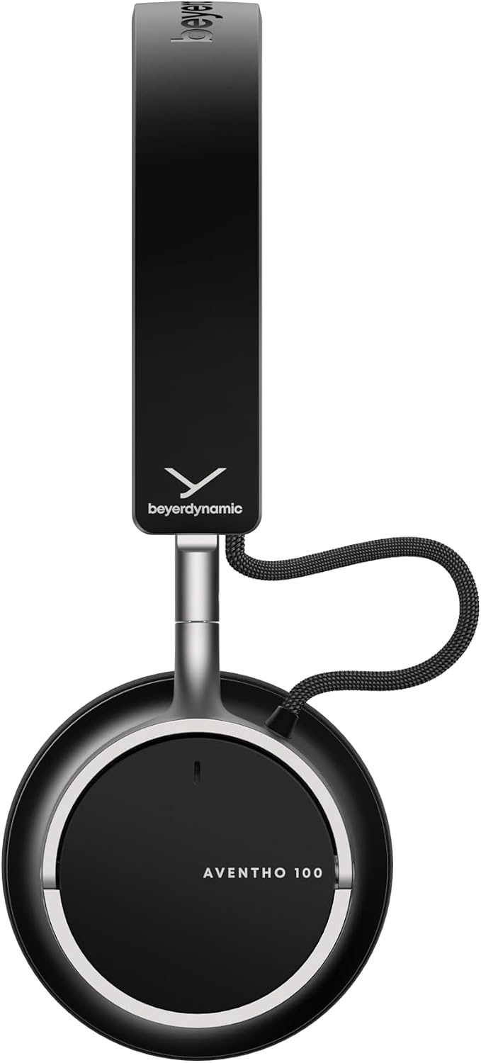 image:imagebeyerdynamic AVENTHO 100 Wireless OnEar Headphones with ANC 60 Hour Long Battery Life Foldable Design Personalized Sound and New Update Available via App BlackBlack