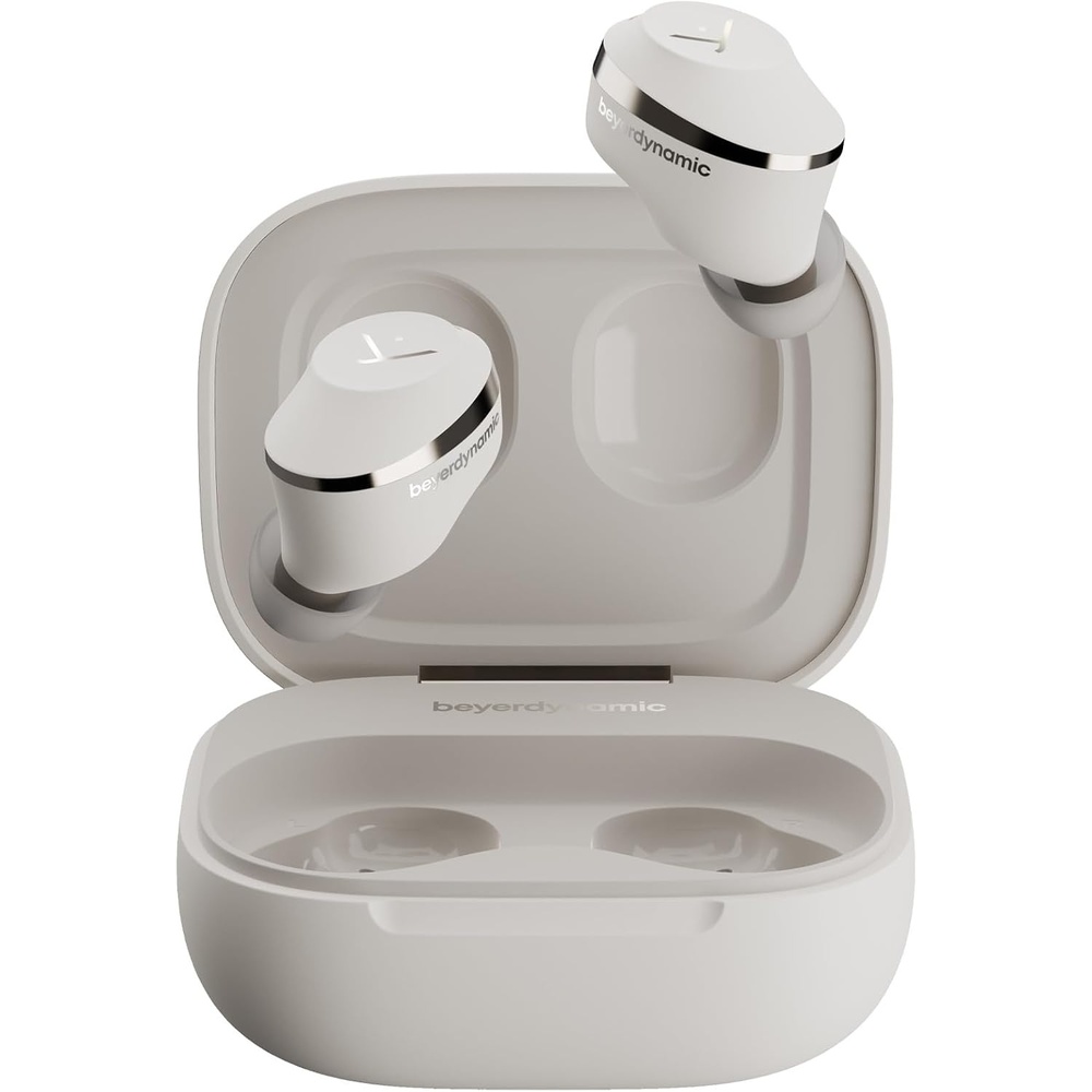 image:imageBeyerdynamic Amiron 300 True Wireless Noise Cancelling Earbuds Multipoint Bluetooth 53 with Active Noise Cancellation Up to 10 Hours of Battery Runtime BlackCream